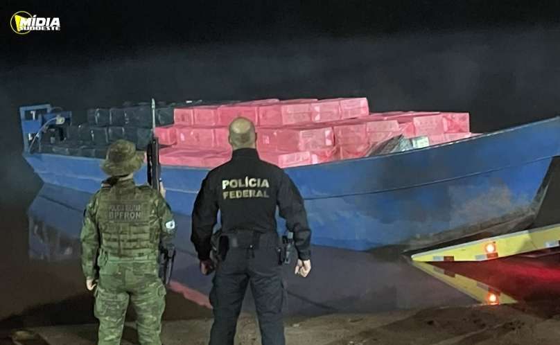 Paraguaio é preso com carga de 26 mil pacotes de cigarros