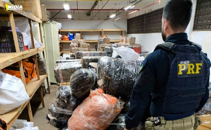 Fuga termina com prisão e apreensão de 236 quilos de drogas na BR-277