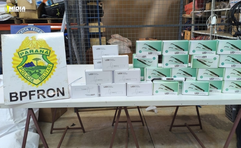 BPFRON apreende equipamentos odontológicos de origem estrangeira durante operação