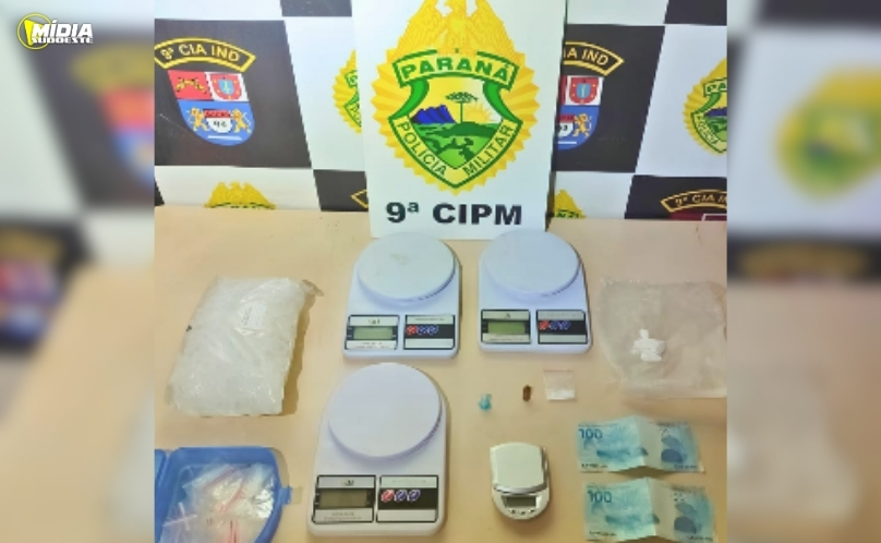 Traficante é preso em flagrante após ação da ROTAM em Santa Fé