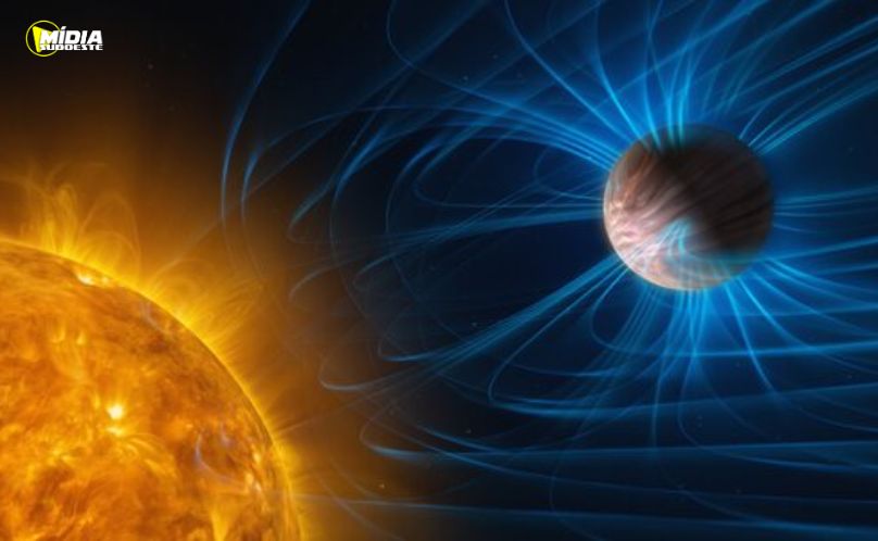 Cientistas encontram indícios inéditos de campos magnéticos em exoplanetas
