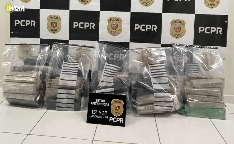 Polícia Civil do Paraná apreende 73 kg de maconha em operação