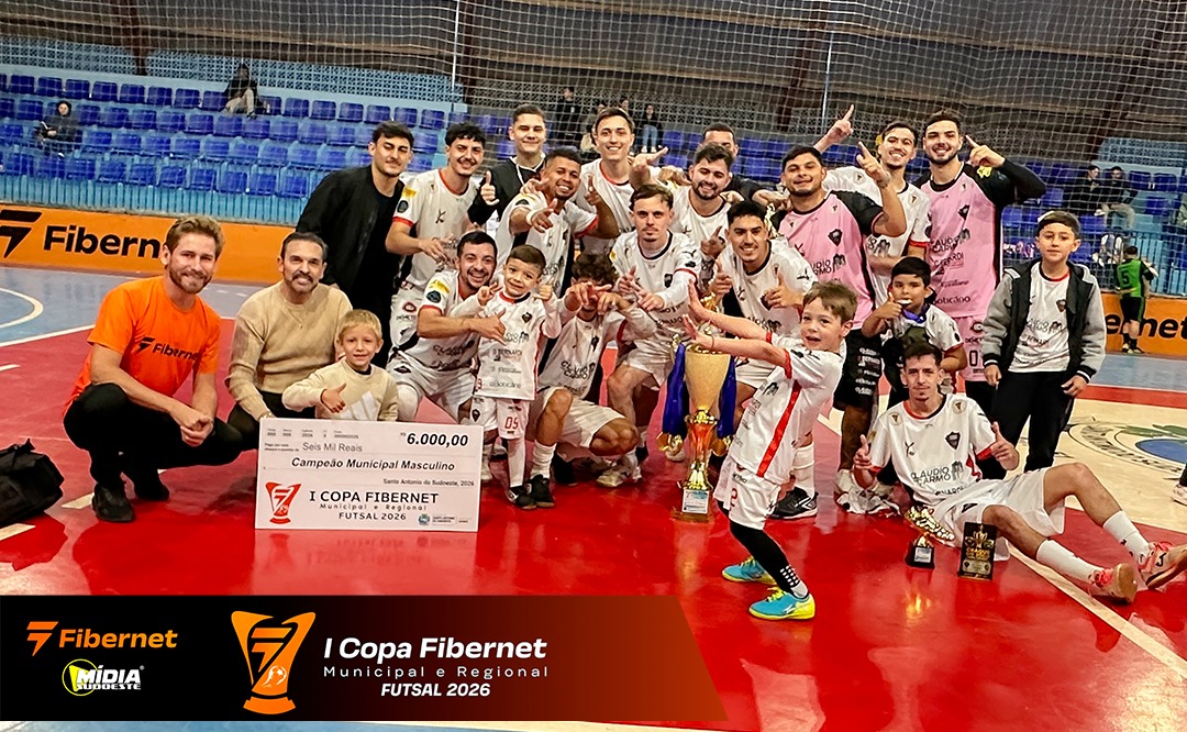 Grande Final da I Copa Fibernet Municipal e Regional de Futsal 2026