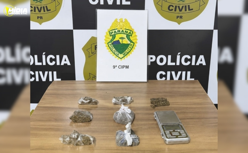 Operação integrada entre PM e Polícia Civil termina com prisão por tráfico de drogas