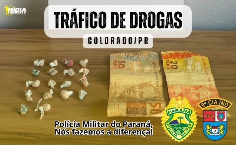 Adolescente é apreendido por tráfico de drogas