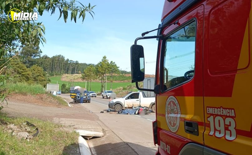 Mulher morre em acidente na BR-163