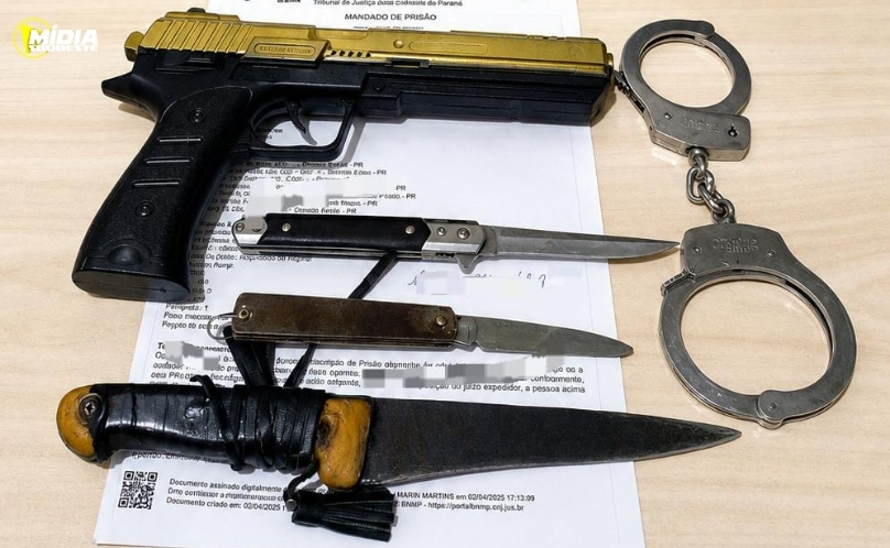 Homem com mandado por lesão corporal é preso em Moreira Sales