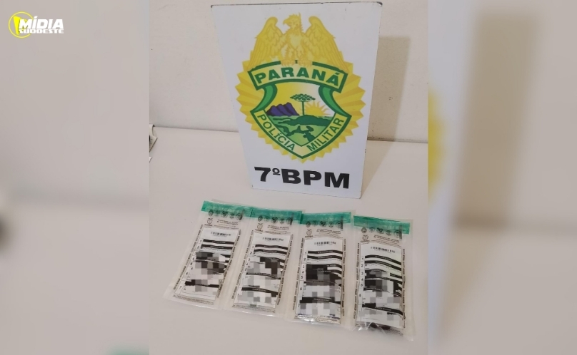 Polícia apreende casal de menores com entorpecentes em Goioerê