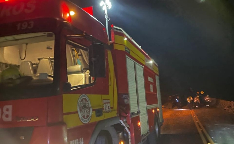 Acidente com caminhão deixa motorista gravemente ferido na SC-283