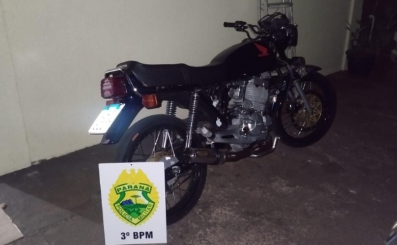 PM apreende motocicleta irregular durante fiscalização