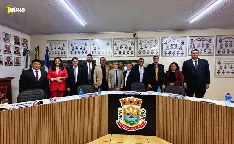 Pinhal de São Bento empossa quatro novos vereadores durante sessão da Câmara
