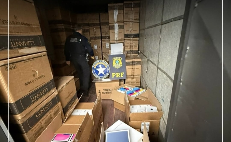 Receita Federal e PRF apreendem carga avaliada em mais de R$ 3 milhões na BR-277
