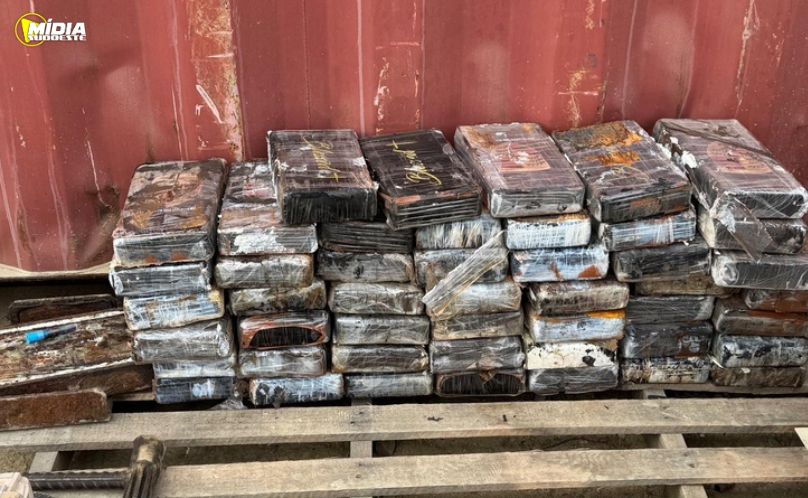 PF apreende 150 kg de cocaína com destino à Europa