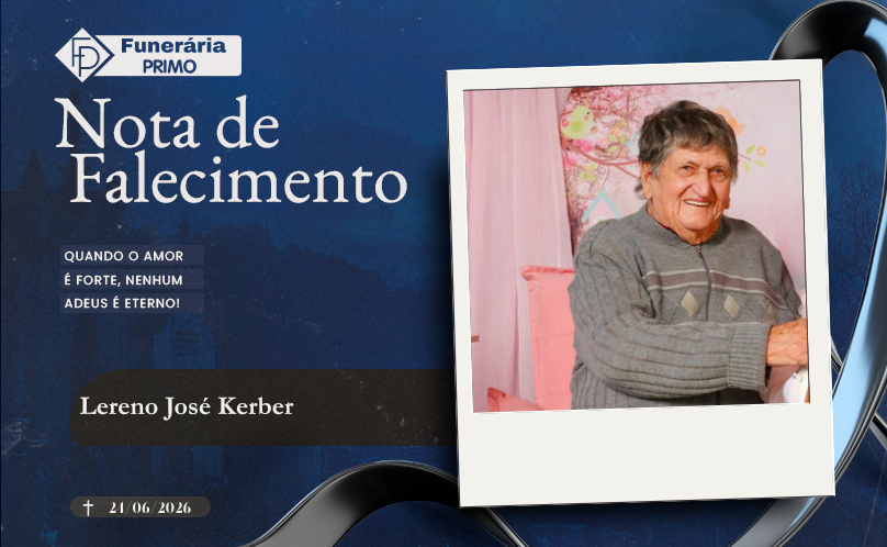 Nota de Falecimento: Lereno José Kerber