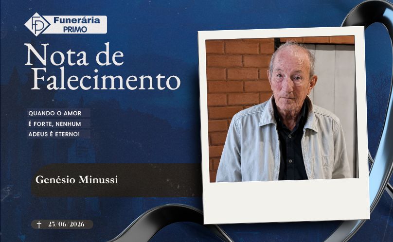 Nota de Falecimento: Genésio Minussi