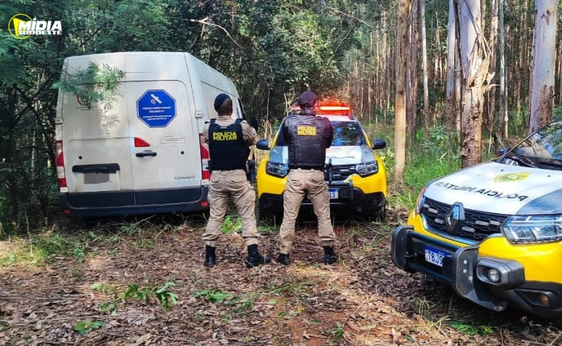 Van roubada é recuperada após ação policial em Goioerê
