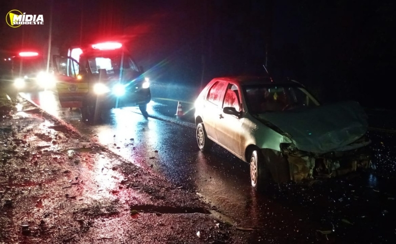 Colisão entre três veículos é registrada na BR-282 em Nova Erechim