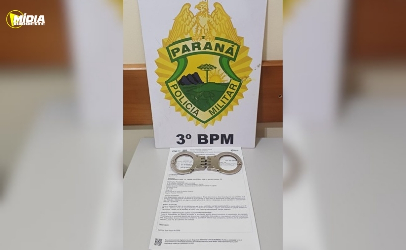 Homem condenado por tráfico de drogas é preso pela Polícia Militar