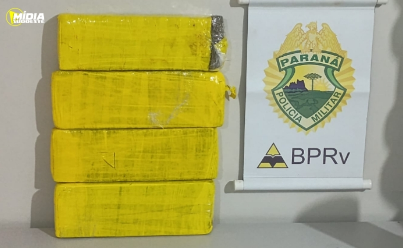 Passageiro é preso com mais de 3 kg de maconha durante abordagem na PRC-280