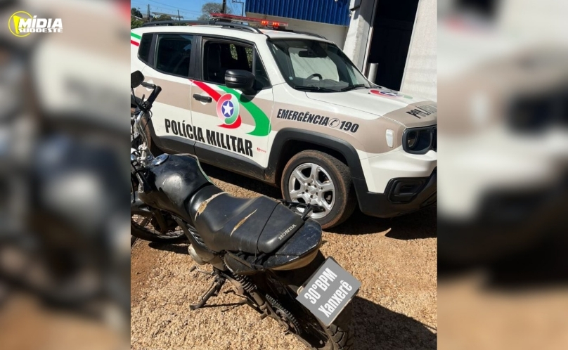Homem é preso por receptação após ser flagrado com motocicleta furtada