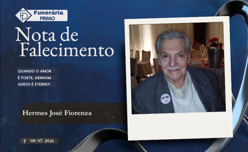 Nota de Falecimento: Hermes José Fiorenza