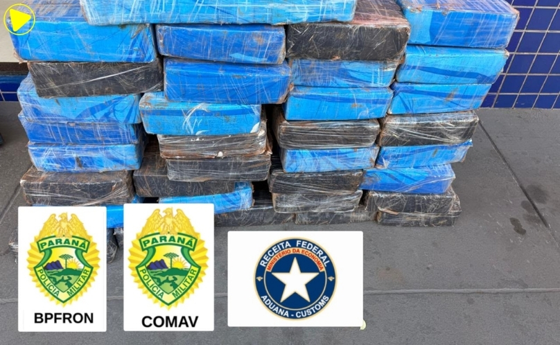 Homem é preso com 408 quilos de maconha durante ação integrada
