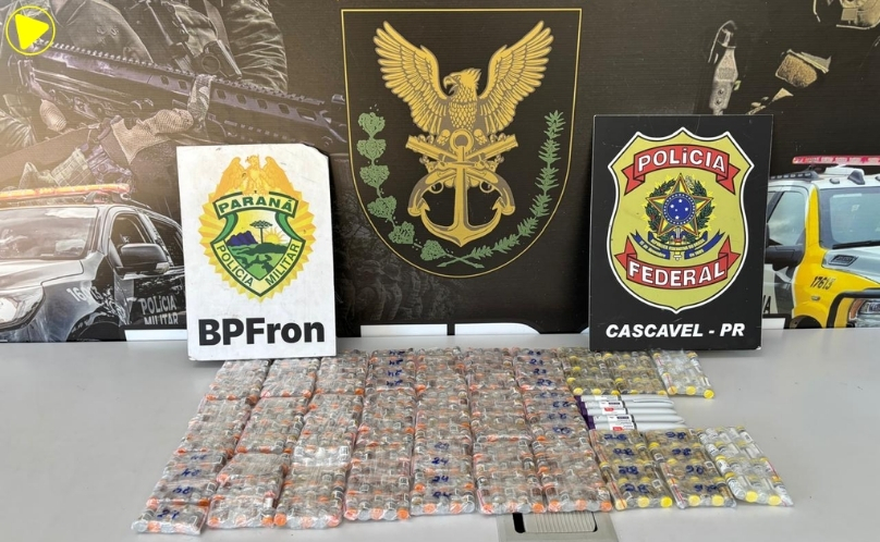 Carga de medicamentos é apreendida em rodoviária de Cascavel