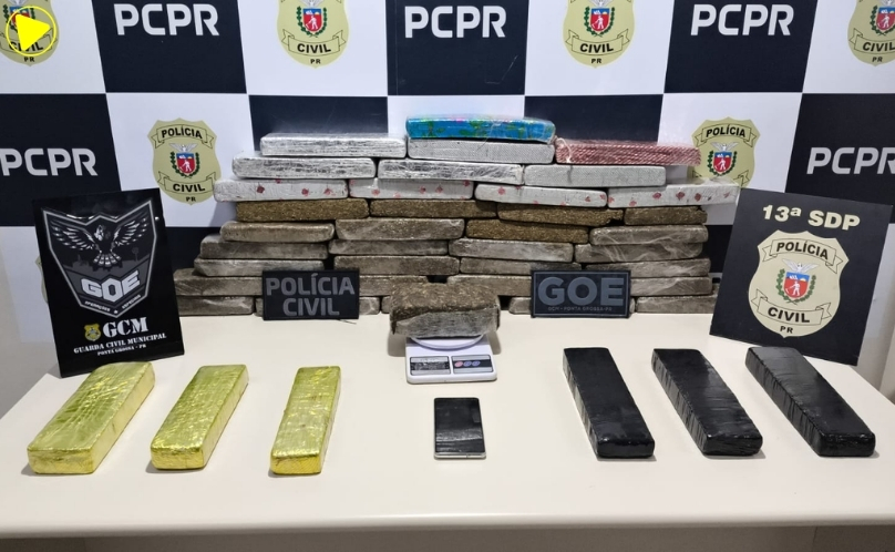 Operação prende quatro e desarticula rede de drogas em Ponta Grossa