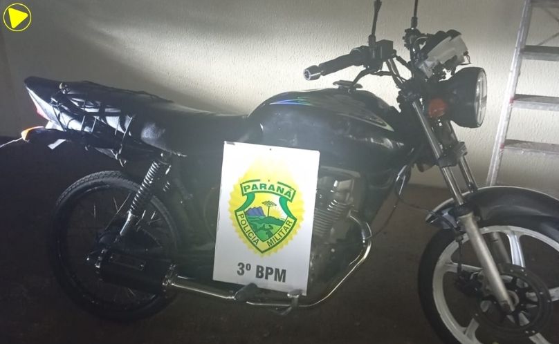 Motociclista sem CNH tem veículo recolhido durante fiscalização