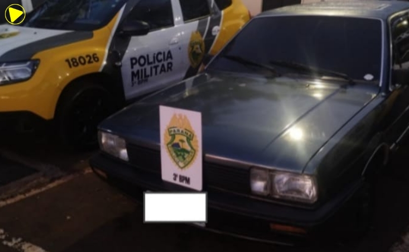 Carro com débitos e licenciamento atrasado é recolhido pela PMPR