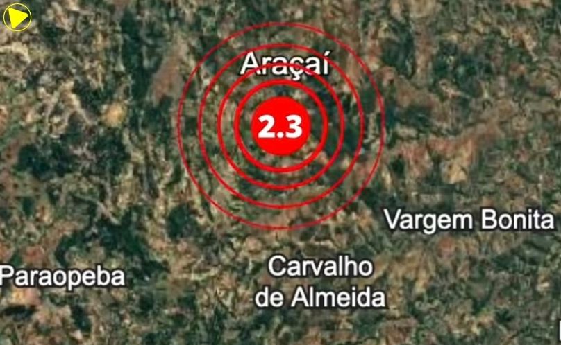 Tremor de terra de magnitude 2,3 é registrado em Minas Gerais