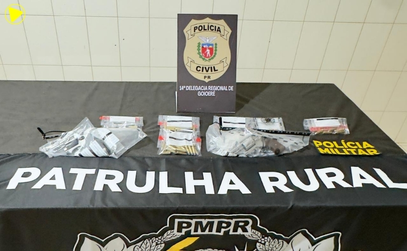 Homem é preso e armas são apreendidas durante operação 