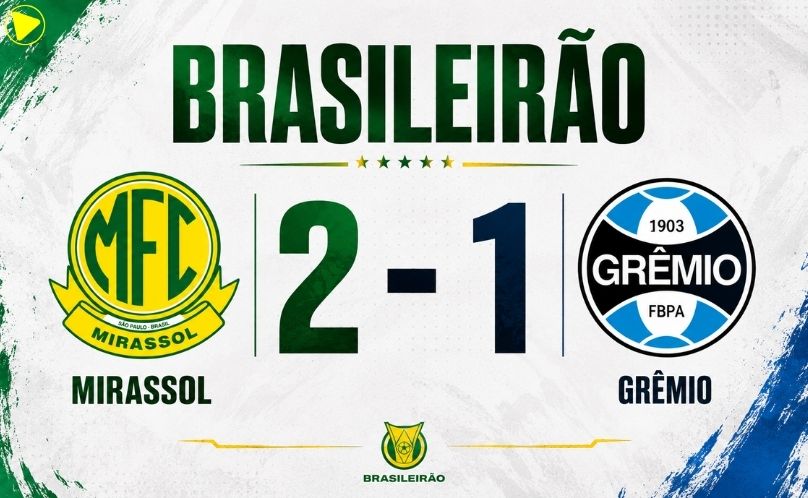 Mirassol vence o Grêmio e ganha fôlego na luta contra o rebaixamento