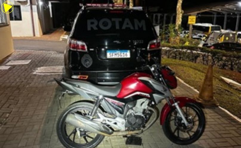 Dois adolescentes desobedecem ordem de parada e fogem da ROTAM