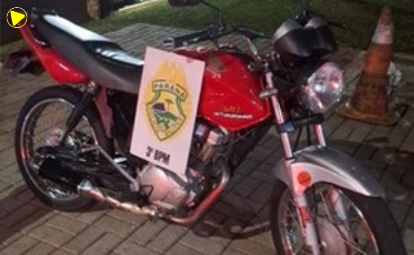 PMPR recolhe moto por excesso de ruído e condutor sem CNH