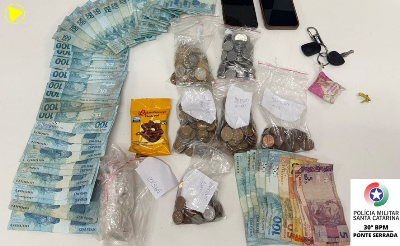 Casal é preso suspeito de furto a estabelecimento comercial