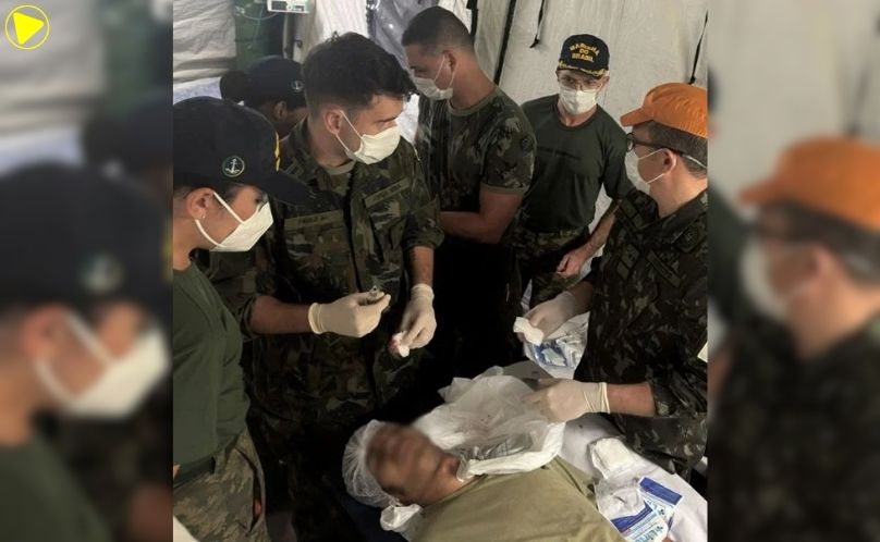 Hospital de campanha da Marinha do Brasil ultrapassa 2 mil atendimentos na Venezuela