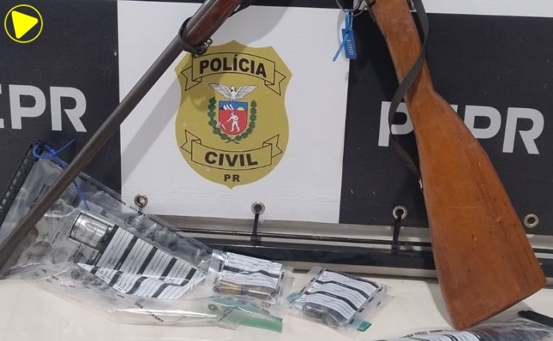 Operação apreende armas e termina com prisão em flagrante