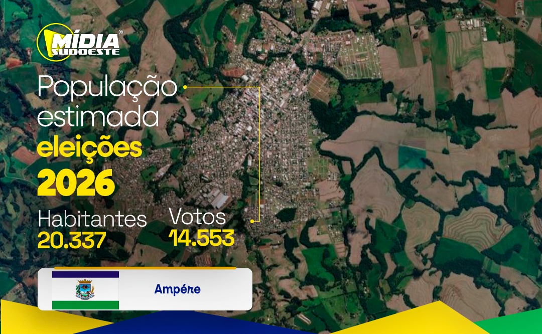 Ampére chega às eleições de 2026 com mais de 14 mil eleitores aptos a votar