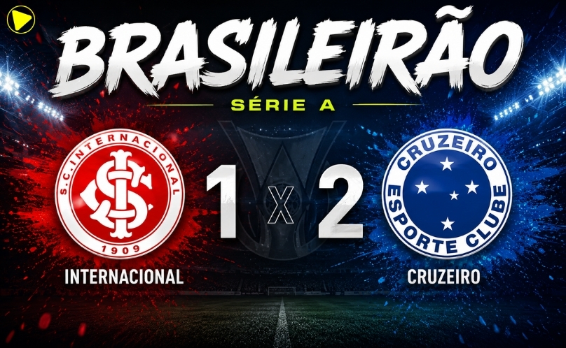 Cruzeiro vence o Inter no Beira-Rio e amplia sequência invicta no Brasileirão