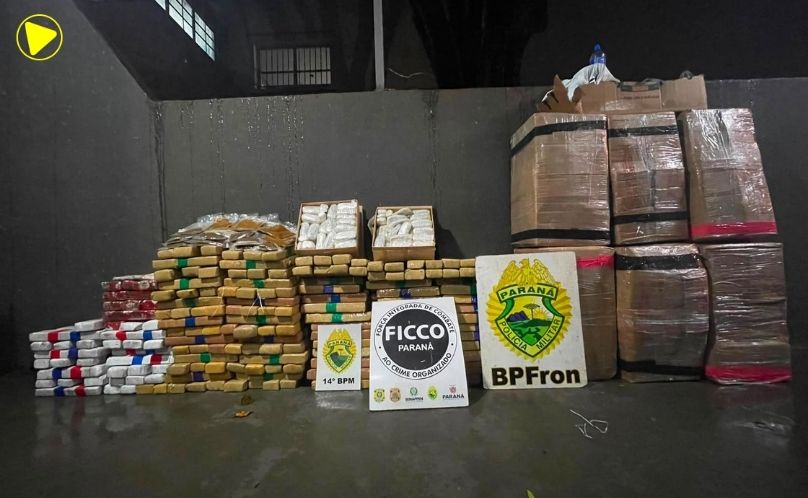 Operação conjunta descobre depósito de drogas e causa prejuízo milionário ao crime