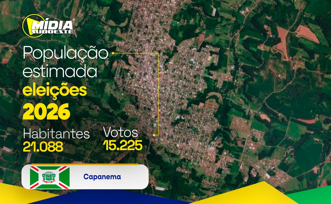 Capanema terá mais de 15 mil eleitores nas eleições de 2026