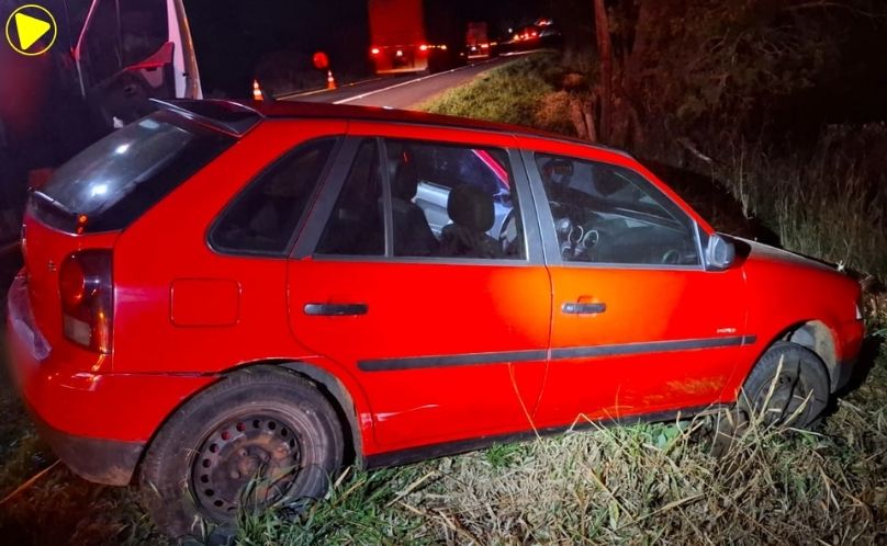 Motorista é autuado por embriaguez após acidente na PR-483