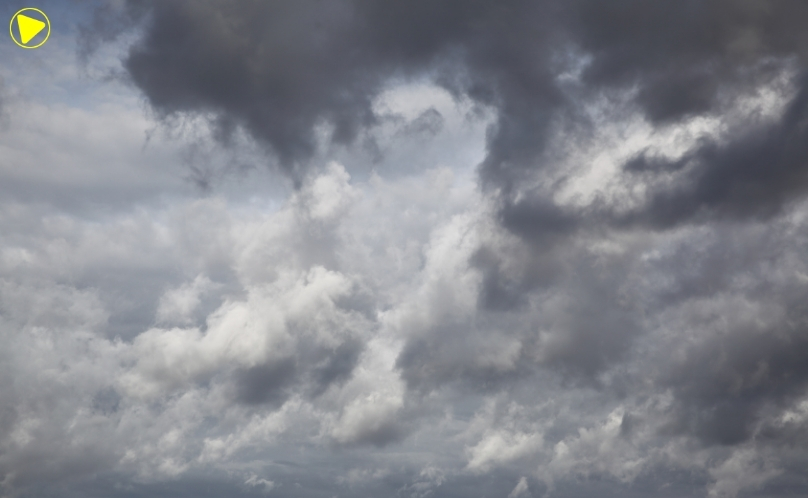 Previsão indica chuva irregular e risco de temporais neste sábado