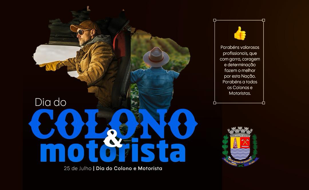 Poder Legislativo destaca a força e a dedicação de Colonos e Motoristas