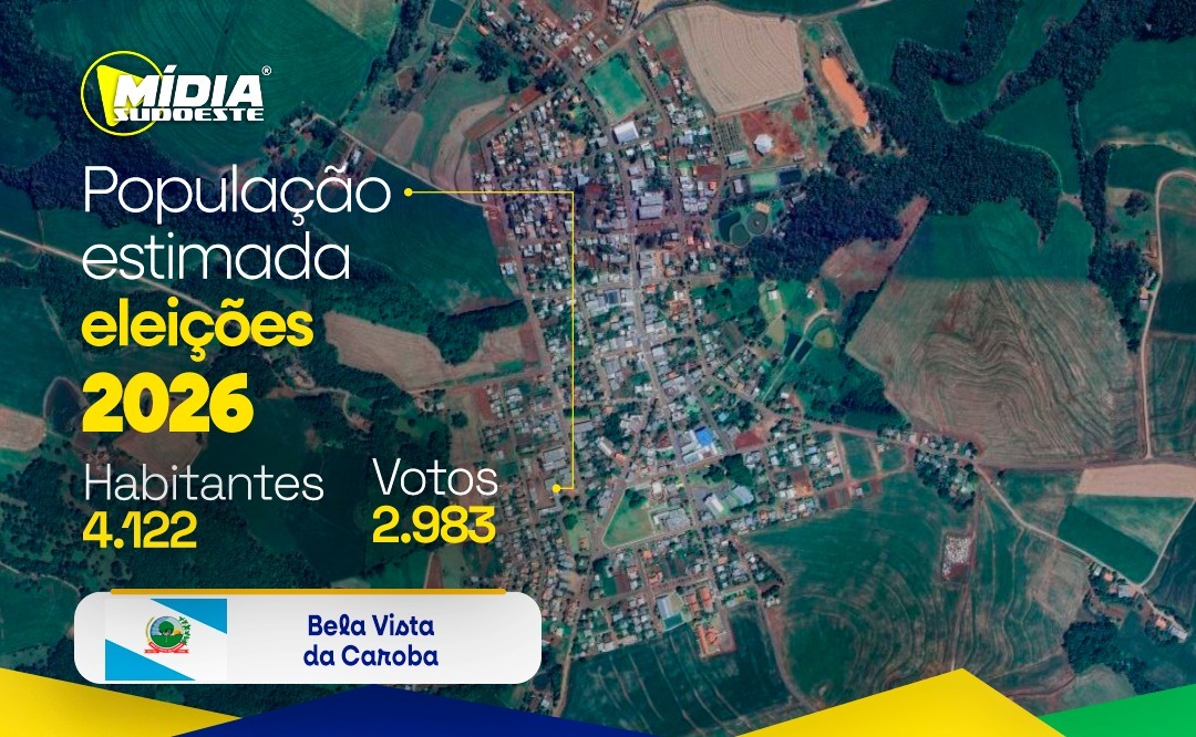 Bela Vista da Caroba reúne quase 3 mil eleitores para as eleições municipais