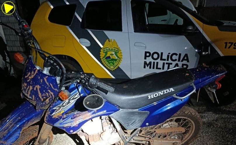 Polícia Militar recupera motocicleta furtada de Chapecó em Renascença