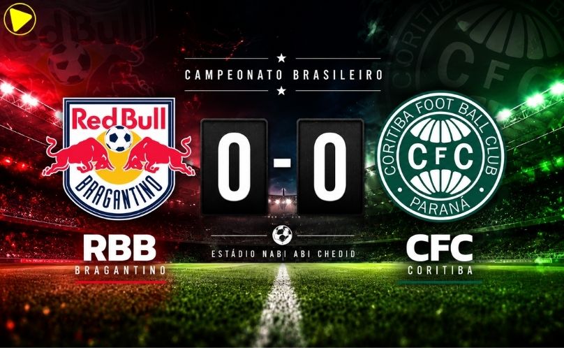 Coritiba segura o Bragantino fora de casa e soma um ponto no Brasileirão