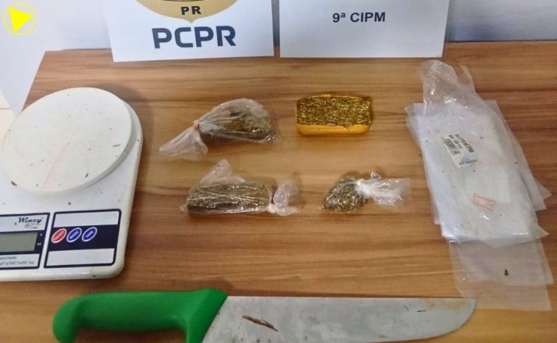 Ação da PMPR resulta em prisão por tráfico de drogas