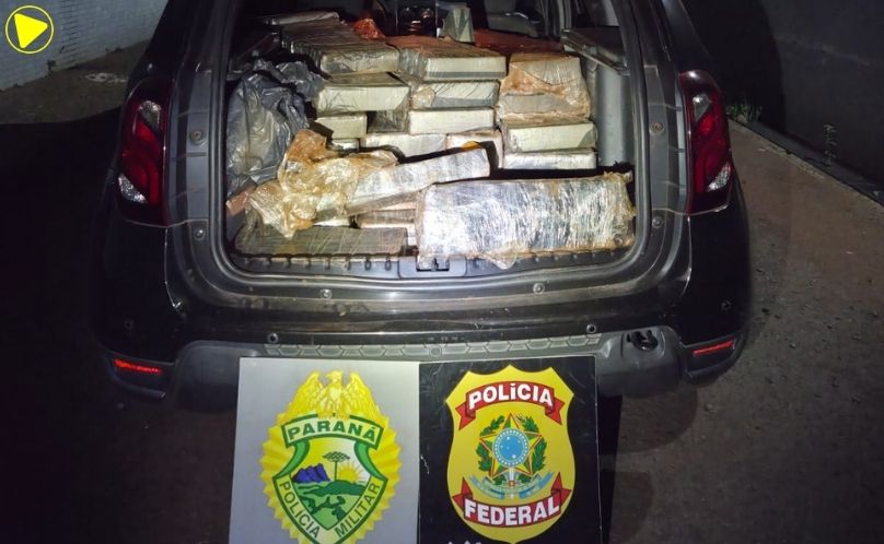 Operação conjunta apreende quase 580 quilos de maconha na região de fronteira